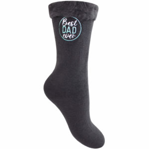 Men's Best Dad Ever Soft Thermal Bed Socks
