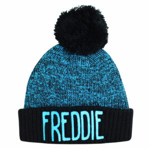 Personalised Child's Chunky Knit Marl Bobble Hat