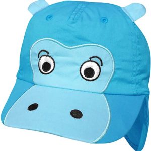 Baby & Toddler Hippo Legionnaire Style Cap Summer Sun Hat - 12 - 18 Months, Blue