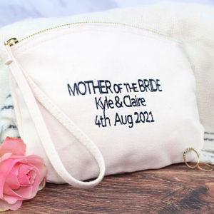 Mother of the Bride Personalised Makeup Bag