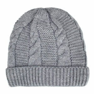 Chunky Knit Fleece Lined Thermal Hat