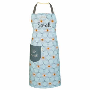 Personalised Daisy Patterned Kitchen Apron