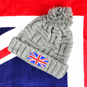 Great Britain Union Jack Chunky Knit Thermal Bobble Hat