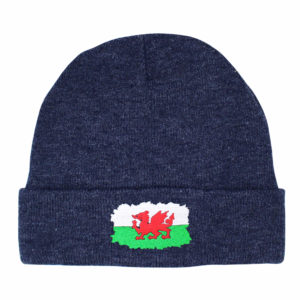 Wales Flag Thermal Knit Beanie Hat