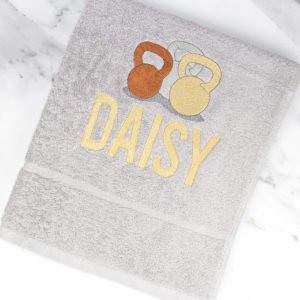 Personalised Kettlebells Gym Towel