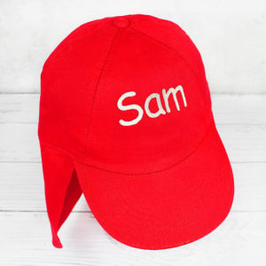 Personalised Convertible Baseball Cap and Legionnaires Sun Hat