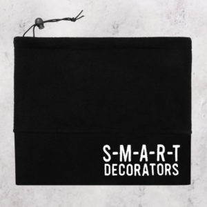 Personalised Black Promotional Business Name Snood