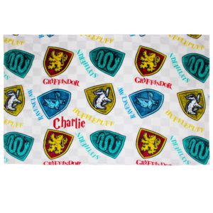 Personalised Harry Potter Wizard Embroidered Blanket