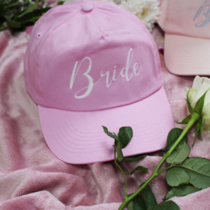 Blossom Pink Bride Baseball Cap