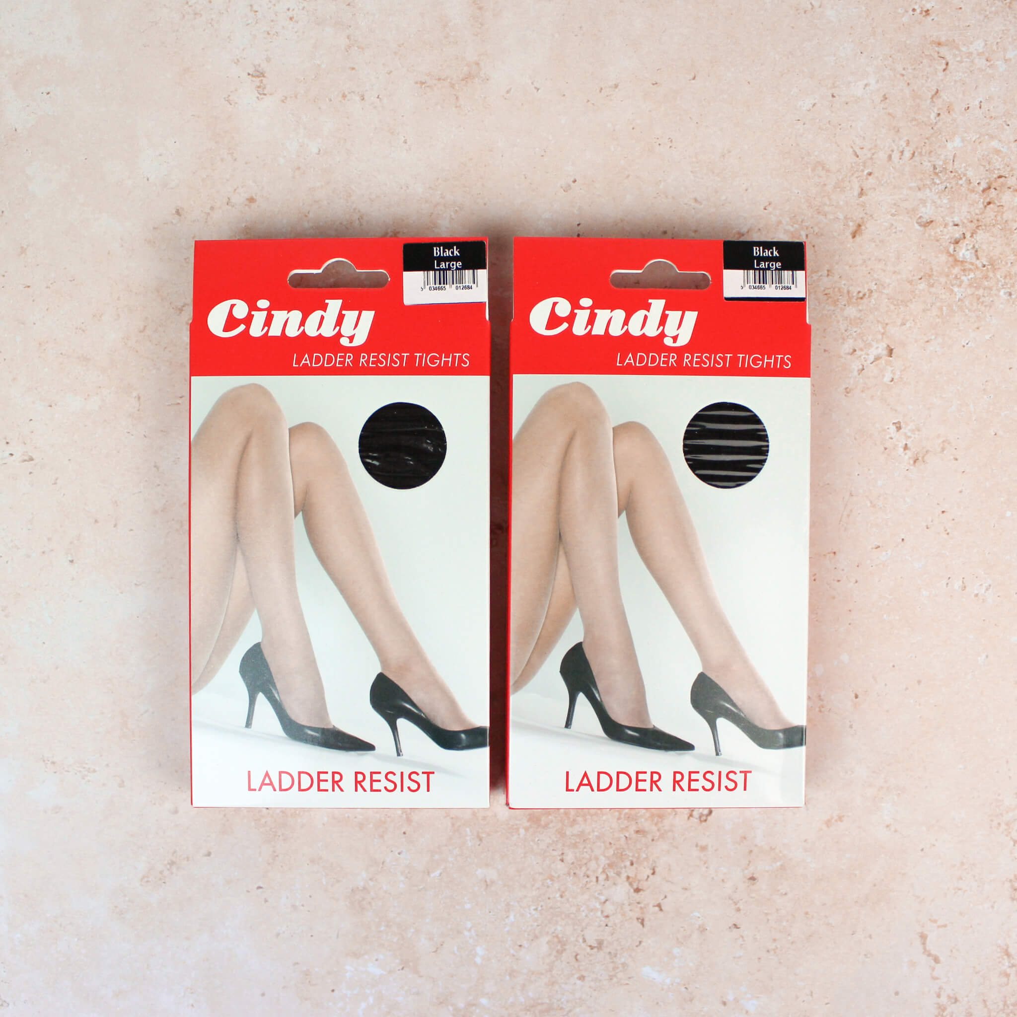 Cindy Women's Ladder Resist Tights (2 Pair Pack)