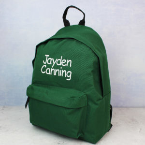 Personalised Name Kids Backpack Bag