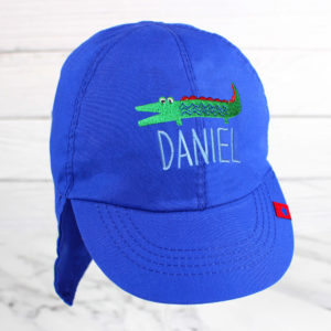 Personalised Crocodile Legionnaires Children's Sun Hat
