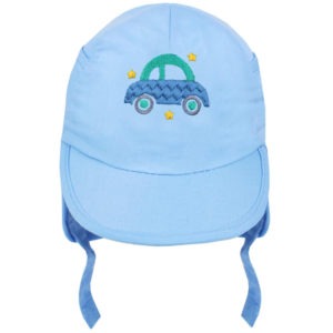Car Legionnaire Blue Baby Sun Hat  0-3 Months