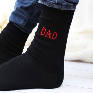 Dad Extra Wide Men's Black Diabetic Fit Socks (3 Pair Pack)