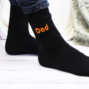 Dad Extra Wide Men's Diabetic Black Socks (3 Pair Pack)