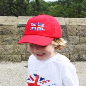 Kid's Union Jack Great Britain Baseball Cap