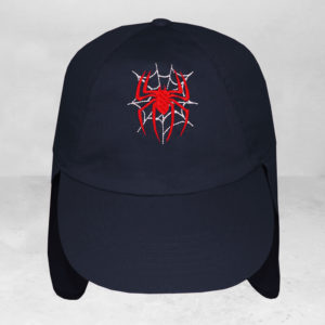 Spider Web Legionnaires Sun Hat - Navy