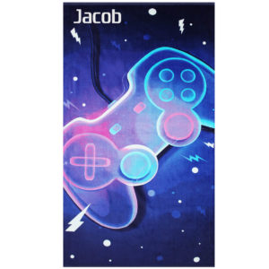 Personalised Embroidered Playstation Beach Towel