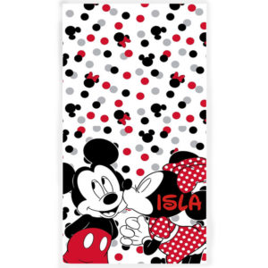 Personalised Minnie & Mickey Mouse Beach Towel