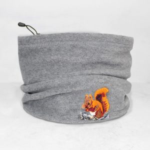 Women's Woodland Squirrel Thermal Fleece Toggle Snood