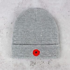 Men's Poppy Thermal Sports Beanie Hat - Light Grey