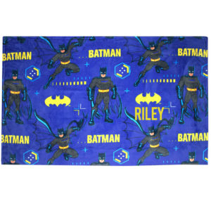 Personalised Batman Fleece Blanket Throw