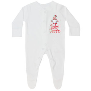 Christmas Gonk Gnome Gender Neutral Baby Grow - Premature (0-1 Month)