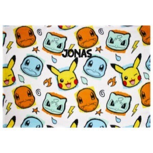 Personalised Pokémon Pikachu Fleece Blanket