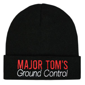 Personalised Business Thermal Black Beanie Hat