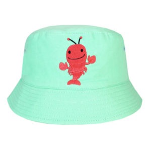 Children's Sea Creature Seafoam Bucket Style Sun Hat