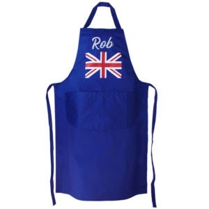 Personalised Union Jack Kitchen Apron