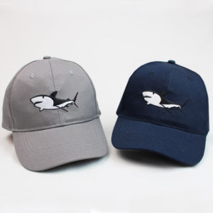 Children's Embroidered Shark Baseball Cap Sun Hat
