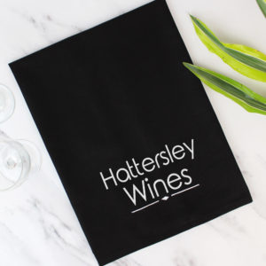 Custom Business Name Embroidered Tea Towel