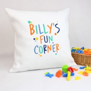 Personalised Children's Playroom Cushion Cover