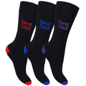 Best Dad Men's Socks Contrast Heel Comfort Top Socks Gift