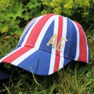 Personalised Initials Men's Union Jack Baseball Cap