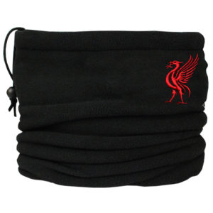 Liverpool Liver Bird Design Black Thermal Toggle Fleece Snood