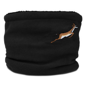 Springbok Embroidered Black Snood