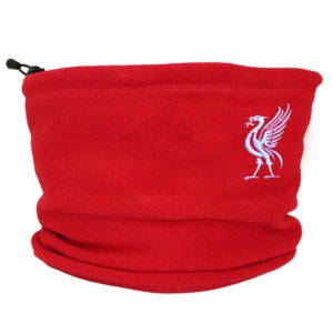 Liverpool Liver Bird Design Red Thermal Toggle Fleece Snood