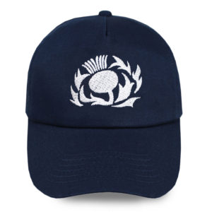 Men's Scotland Thistle Rugby Navy Baseball Hat