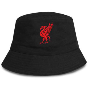 Men's Embroidered Liver Bird Black Bucket Hat