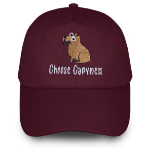 Capybara Choose Capyness Baseball Cap (8-12 Years)