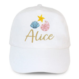 Personalised Shells Baseball Cap Sun Hat (5-10 Years)
