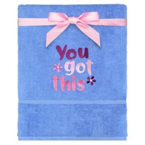 "You Got This" Floral Hand Towel – Good Vibes Gift Idea