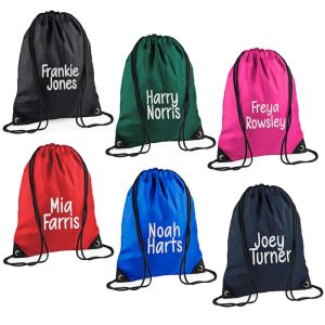 Embroidered School Sports Swimming Bag