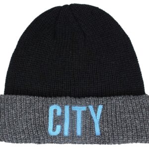 City Football Embroidered Fleece Lined Beanie Hat