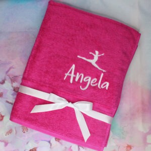 Personalised Ballet Pink Towel