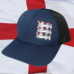 Adult 3 Lions England Embroidered Breathable Navy Baseball Cap