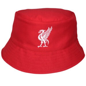Liverpool Liver Bird Embroidered Red Sun Bucket Hat