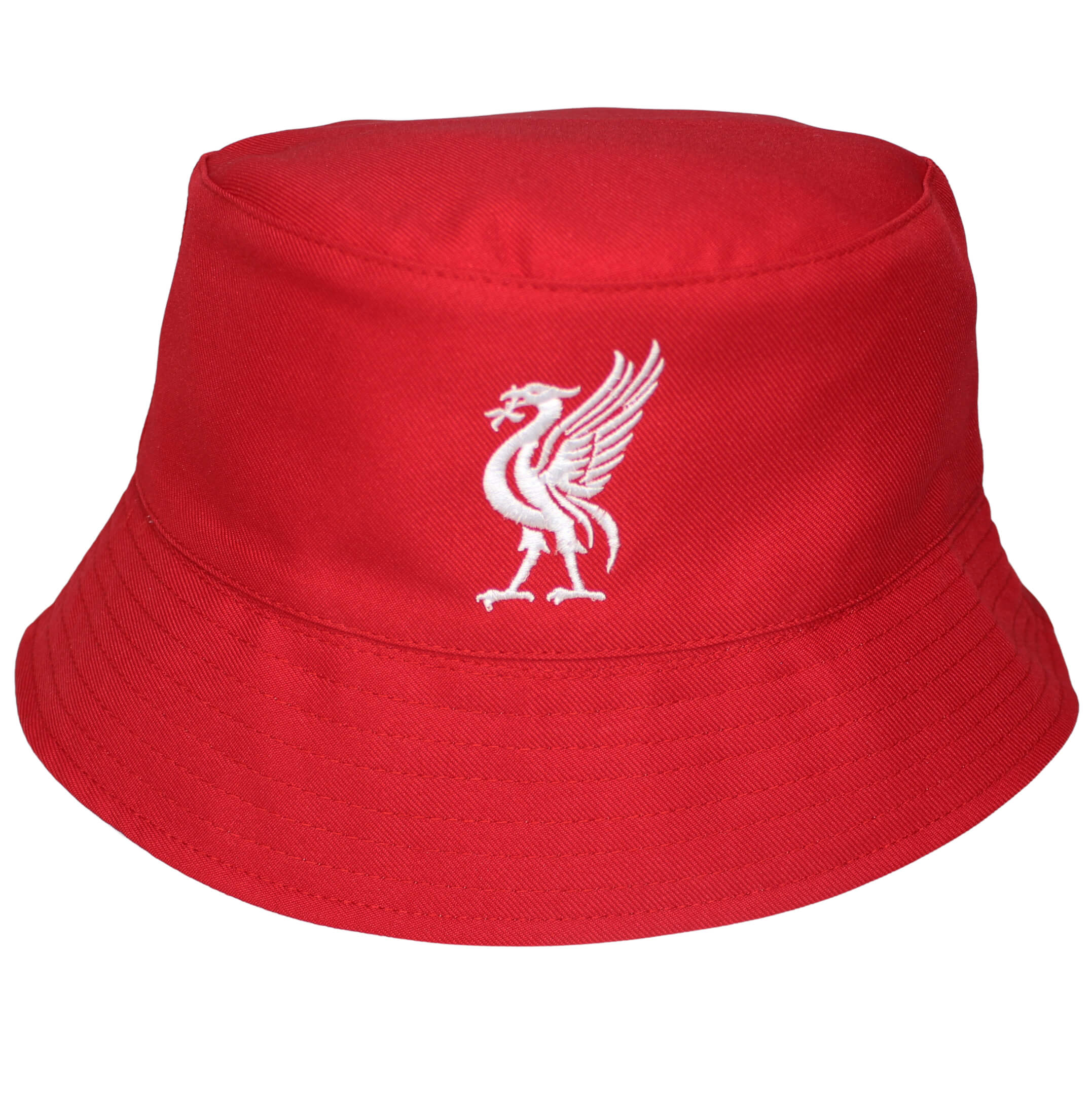 Liverpool Liver Bird Embroidered Red Sun Bucket Hat